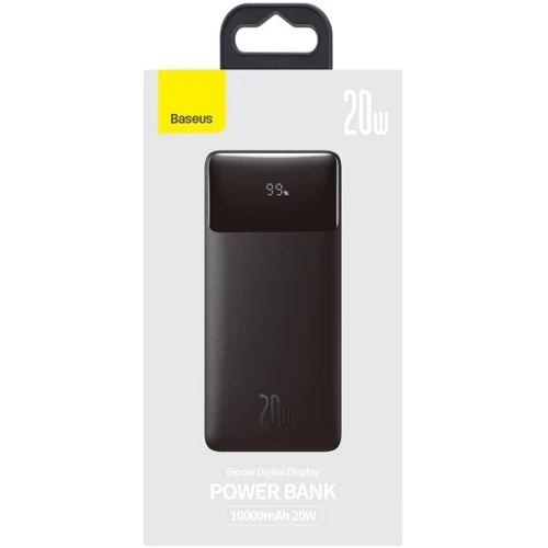 Внешний аккумулятор Baseus Power Bank 10000mAh Bipow Display 20W Black (PPDML-L01) фото 9