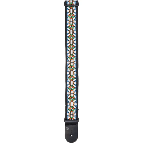 Гитарный ремень D'addario 50E02 Nylon Woven Guitar Strap (Stained Glass): Производитель D'addario