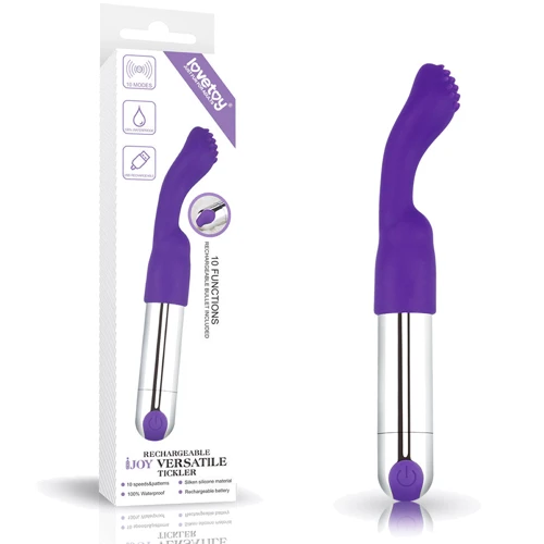 Клиторальный вибратор LoveToy IJOY Rechargeable Versatile Tickler Purple