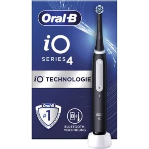 Зубная щетка Braun Oral-B iO Series 4 Matt Black Schwarz: Технология чистки возвратно-вращательная