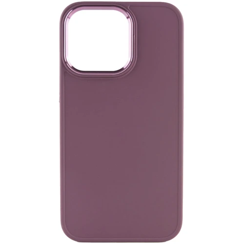 Чехол для iPhone TPU Case Bonbon Metal Style Plum for iPhone 14 Pro Max: Материалы Термополиуретан