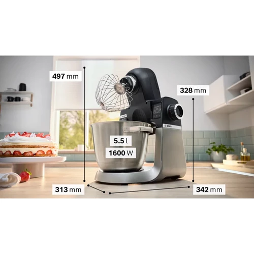 Кухонный комбайн Bosch MUMS6ZS00: Мощность, Вт 1600