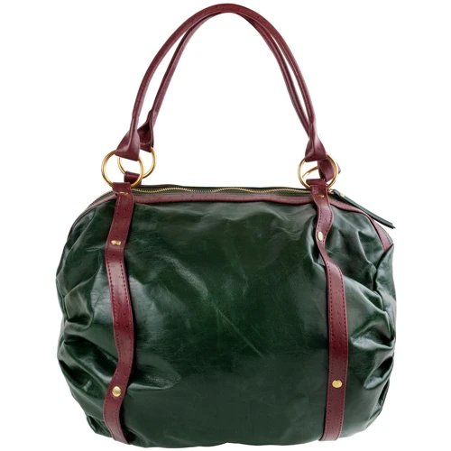 Женская сумка бочонок Laskara зеленая (LK-10251-green): Страна производитель Чехия