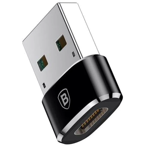 Адаптер Baseus Adapter USB to USB-C Female Black (CAAOTG-01) фото 4