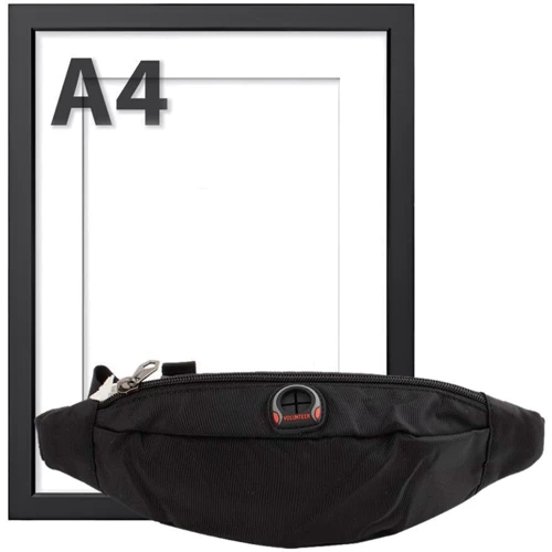 Чоловіча поясна сумка Volunteer чорна (GB1590-40-black): Тип ручки Без ручки, Поясной ремень
