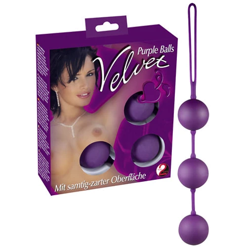 Вагинальные шарики Orion You2Toys Velvet Purple Balls Triple