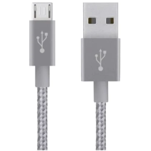 Кабель Belkin USB Cable to MicroUSB Mixit Metallic 3m Grey (F2CU021bt10-GRY)