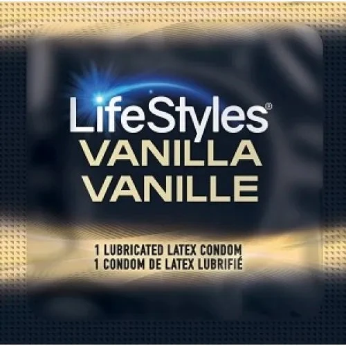 Ароматизированный презерватив Lifestyles - Flavors vanilla, 1 шт: Тип Ароматизированные