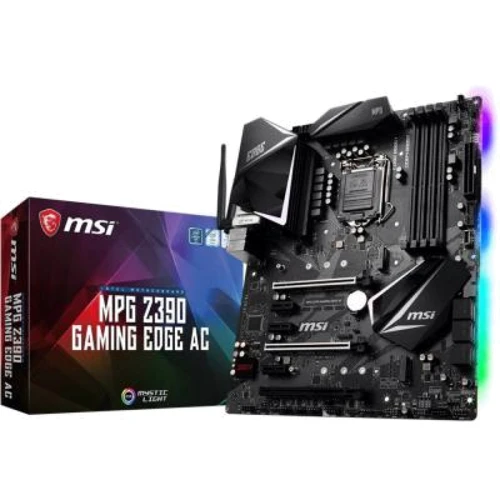 MSI MPG Z390 GAMING EDGE (MPG Z390 GAMING EDGE AC): Дополнительно Поддержка UEFI, Поддержка RAID, Адаптер Wi-Fi, Радиатор на VRM