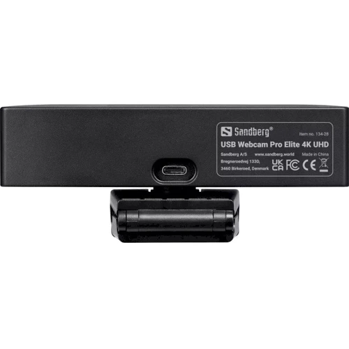Sandberg USB Webcam Pro Elite 4K UHD (134-28): інтерфейс підключення USB-C