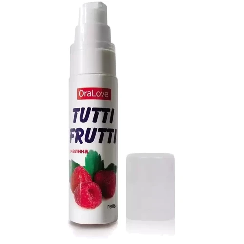 Оральный лубрикант Tutti-frutti малина, 30 ml