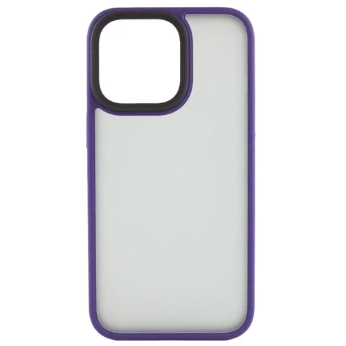 Чехол для iPhone Mobile Case TPU+PC Metal Buttons Dark Purple for iPhone 15 Plus