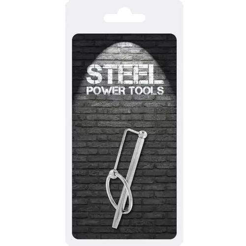 Расширитель уретры Steel Power Tools (серебристый)