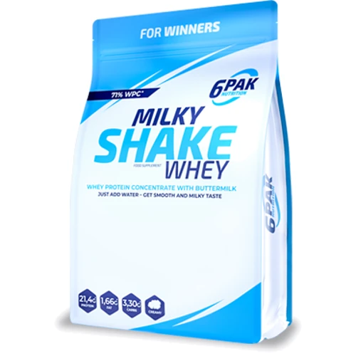 Протеин 6PAK Nutrition Milky Shake Whey 1800 g /60 servings/ Strawberry Whipped Cream