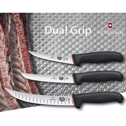 Нож Victorinox Fibrox Butcher 20 см (5.7223.20D): Рукоятка Термопластик