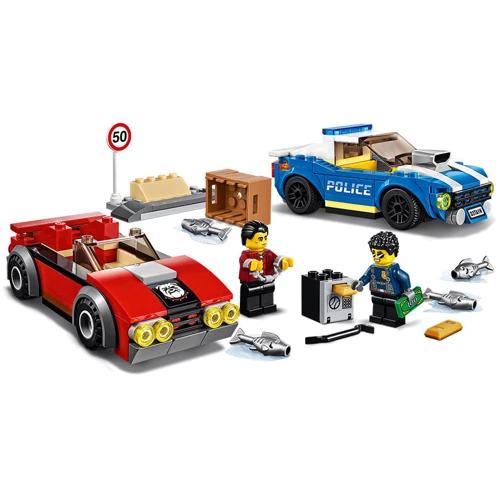 Конструктор LEGO City Арест на шоссе (60242): Рекомендуемый возраст от 5 до 12 лет