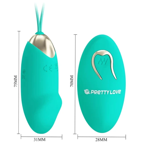 Виброяйцо с ДУ LYBAILE Pretty Love - Julia Dream chaser 2 Green (BI-014362W-4A4)