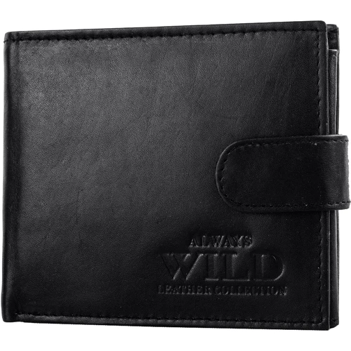 Мужское портмоне Always Wild черное (DNKN992L-SCR3155-bl)