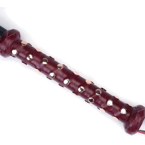 Флоггер Liebe Seele Wine Red Studded Flogger