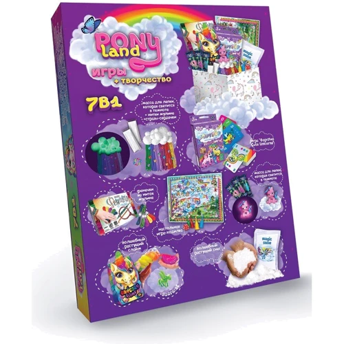 Креативное творчество Pony Land 7в1 укр