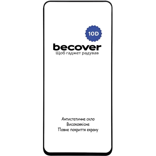 BeCover Tempered Glass 10D Black for Tecno Spark 30 Pro (KL7) (713166)