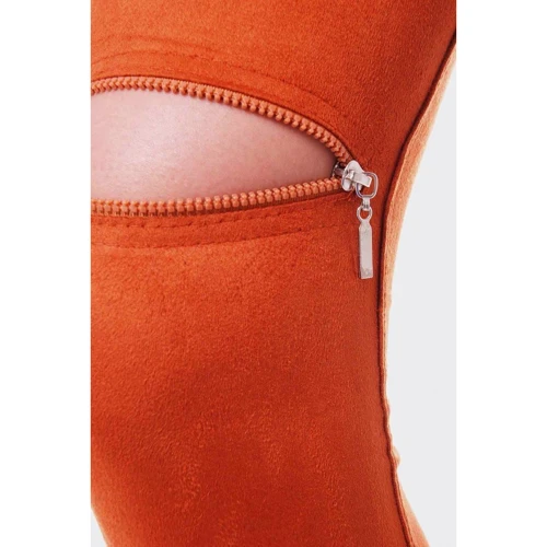 Леггинсы ArtStyleLeggings LSN-125A-48 48 оранжевые: Посадка Средняя талия