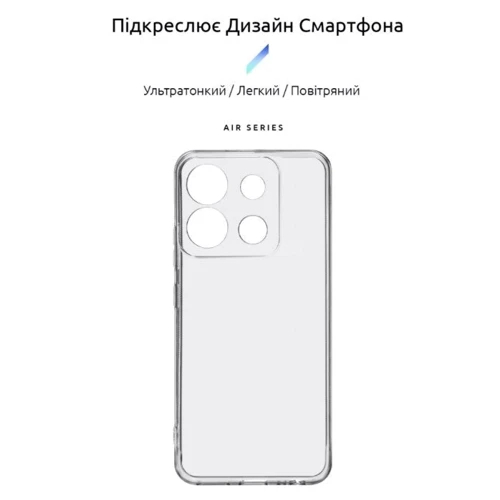 Чехол для телефонов ArmorStandart Air Series Camera cover Transparent for Infinix Smart 7 HD (ARM68631): Совместимость Infinix Smart 7 HD