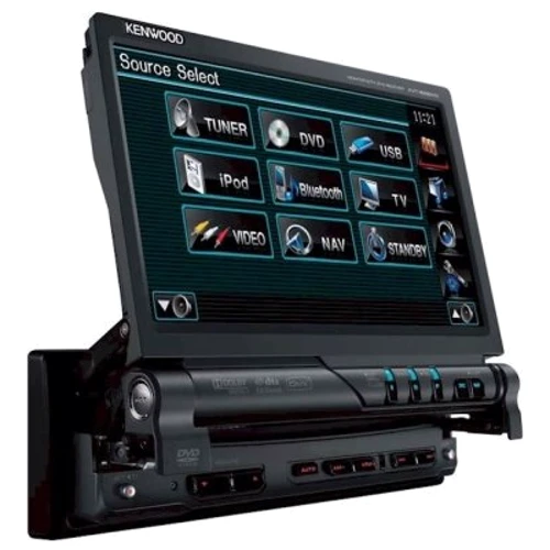 Kenwood KVT-526DVD: FM-тюнер FM, AM