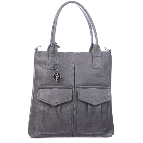 Женская сумка тоут Pierre Cardin серая (7790000015915)