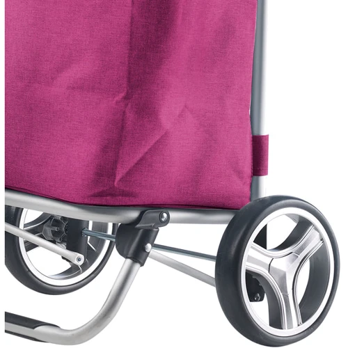 Сумка-тележка ShoppingCruiser Foldable 40 Purple: Габариты 100 x 34 x 45 см