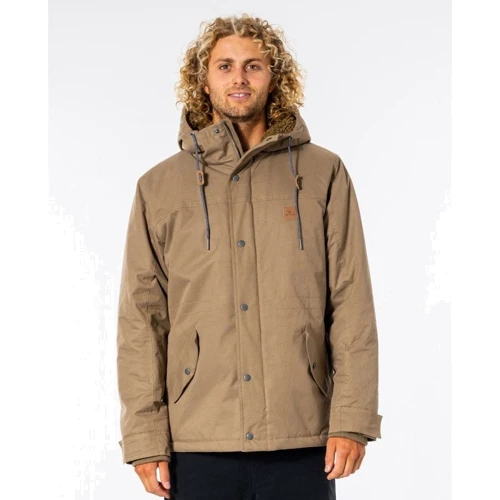 Парка Rip Curl Anti Series Exit Jacket CJKCD9-9140 50 хаки зимняя с капюшоном