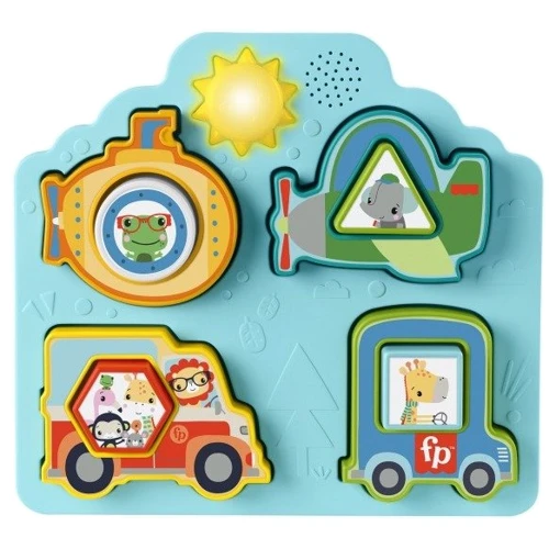 Сортер Fisher-Price Музичний пазл Веселі пригоди 2 у 1 (HRP31): Тип сортер