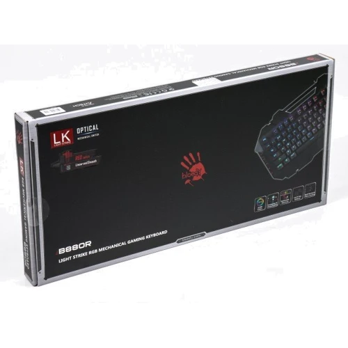 Клавиатура A4Tech Bloody B880R Red SW Black: Тип клавиатуры игровая