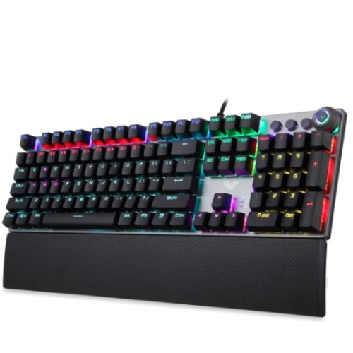 Клавиатура AULA Fireshock V2 Mechanical Wired Keyboard (6948391221762, 255294): Подключение проводное