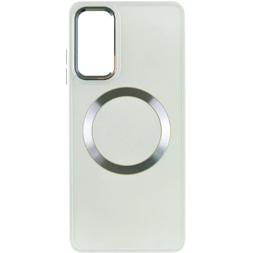 Чехол для телефонов TPU Case Bonbon Metal Style with MagSafe White for Samsung A256 Galaxy A25 5G: Совместимость Samsung A256 Galaxy A25 5G