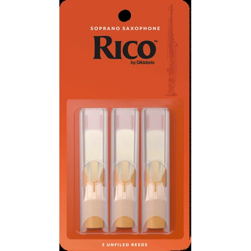 Трости для сопрано саксофона D'ADDARIO Rico Soprano Sax #2.5 3 Pack