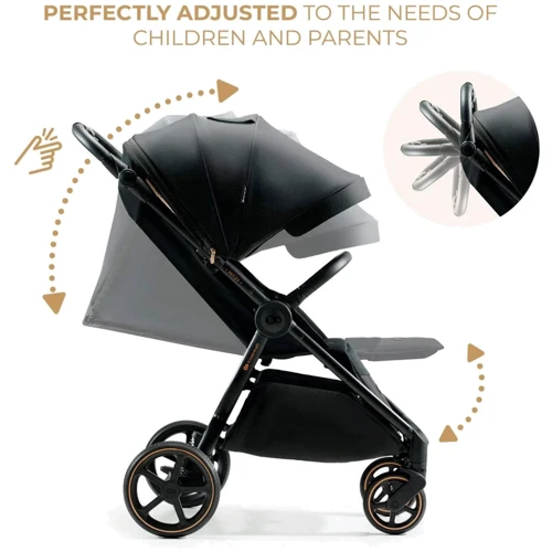 Прогулочная коляска Kinderkraft Mitzy Ink Black (KSMITZ00BLK0000): Пол ребенка Для мальчиков, Для девочек