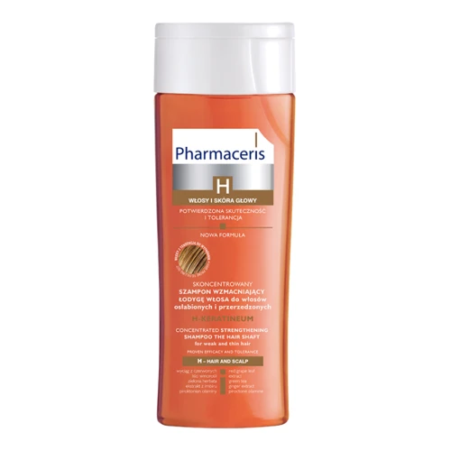 Pharmaceris Концентрированный шампунь, укрепляющий стержень волоса H-KERATINEUM 250 ml