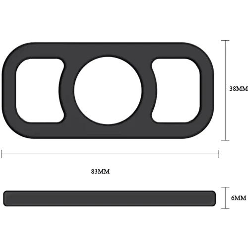Силиконовое кольцо для полового члена BAILE- Erection Ring, BI-014361