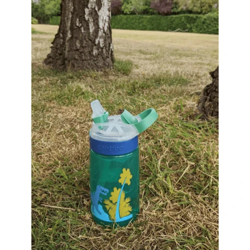 Пляшка для води дитяча Contigo Gizmo Flip 420 мл Jungle Green Dino фото 7