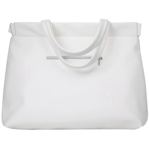 Женская сумка шоппер Sambag Shopper Tote 0RN белая (93380008): Материал Искусственная кожа