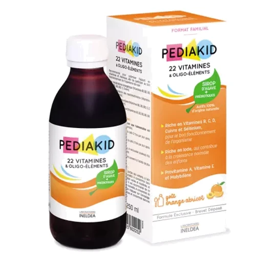 Pediakid 22 Vitamines & Oligo-Element Мультивитамины и минералы для детей, сироп 250 мл