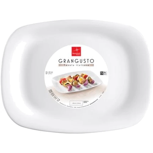 Блюдо Bormioli Rocco Grangusto для барбекю 33х24 см (431240FTB121990)