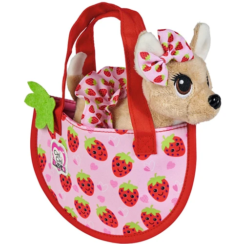 Мягкая игрушка Simba Toys Chi Chi Love Маленькая ягодка, с сумочкой 15 см (5890147): Размер, см 15