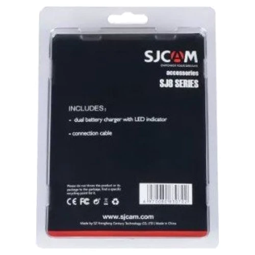 Двойное зарядное SJCAM Dual-slot Battery Charger for SJ8 series: Тип аксессуара зарядное устройство