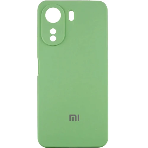 Чехол для телефонов Lakshmi Premium Silicone Case with Logo Full Camera Mint for Xiaomi Redmi 13C / Poco C65