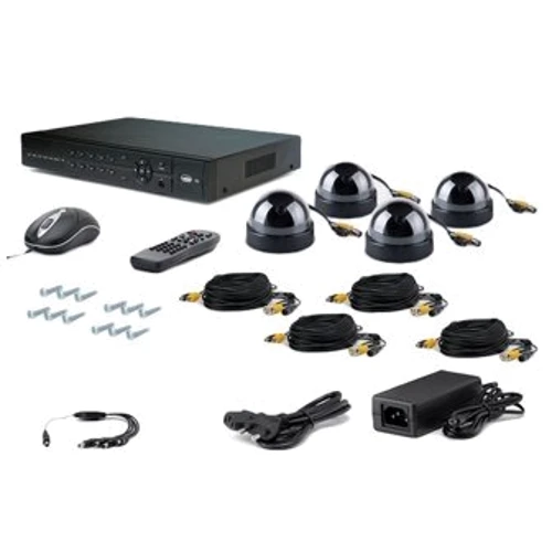 Комплект відеоспостереження CnM SECURE M44-4D0C КIT Dome