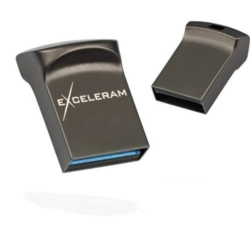 USB-флешка eXceleram 16GB U7M Series USB 3.1 Gen 1 Dark (EXU3U7MD16): Дополнительно с ушком для крепления к брелку