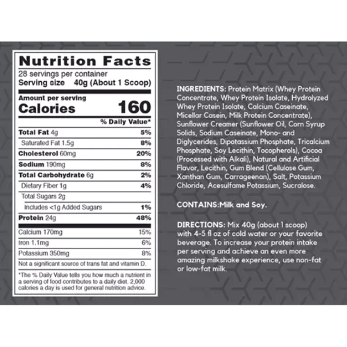 Протеин BSN Syntha-6 EDGE 1120 g / 28 servings / Chocolate Milkshake: Вид Многокомпонентные