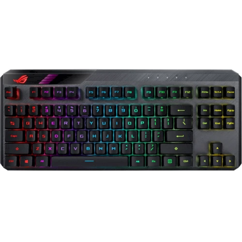 Клавиатура ASUS ROG CLAYMORE II RD RGB 108key USB Black (90MP01W0-BKUA01): Тип клавиш оптический